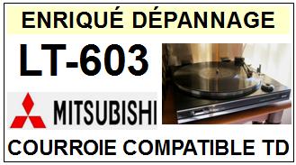 MITSUBISHI-LT603 LT-603-COURROIES-COMPATIBLES