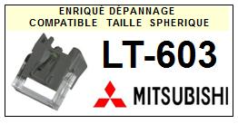 MITSUBISHI-LT603  LT-603-POINTES-DE-LECTURE-DIAMANTS-SAPHIRS-COMPATIBLES
