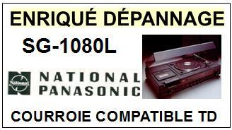 NATIONAL SG1080L SG-1080L <br>Courroie d\'entrainement pour Tourne-disques (flat belt)<small> 2015-11</small>
