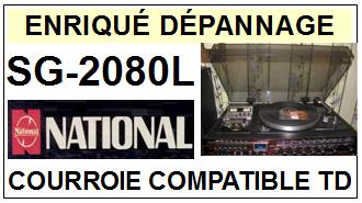 NATIONAL-SG2080L SG-2080L-COURROIES-ET-KITS-COURROIES-COMPATIBLES