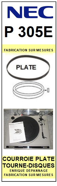 NEC-P305E-COURROIES-ET-KITS-COURROIES-COMPATIBLES