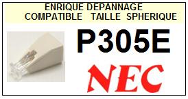 NEC-P305E  P-305E-POINTES-DE-LECTURE-DIAMANTS-SAPHIRS-COMPATIBLES