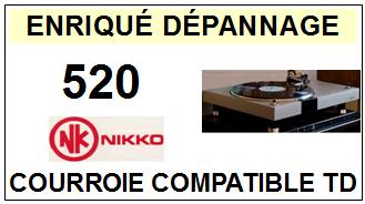 NIKKO  520    Courroie Compatible Tourne-disques
