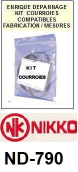 NIKKO-ND790 ND-790-COURROIES-ET-KITS-COURROIES-COMPATIBLES