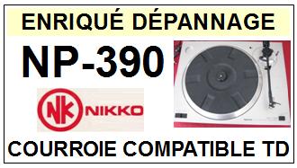 NIKKO-NP390 NP-390-COURROIES-COMPATIBLES