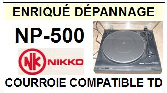 NIKKO-NP500 NP-500-COURROIES-COMPATIBLES