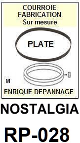 NOSTALGIA-RP028 RP-028-COURROIES-ET-KITS-COURROIES-COMPATIBLES