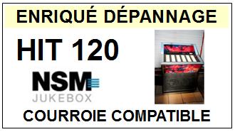 NSM-HIT120 HIT 120-COURROIES-ET-KITS-COURROIES-COMPATIBLES