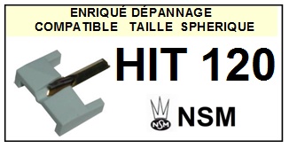 NSM-HIT120 HIT 120-POINTES-DE-LECTURE-DIAMANTS-SAPHIRS-COMPATIBLES