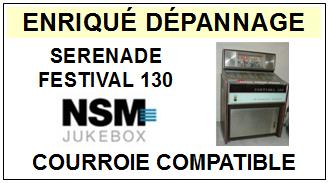NSM  SERENADE FESTIVAL 130    Courroie Compatible Jukebox