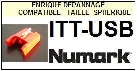 NUMARK-ITTUSB  ITT-USB-POINTES-DE-LECTURE-DIAMANTS-SAPHIRS-COMPATIBLES