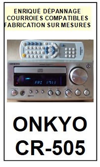 ONKYO-CR505 CR-505-COURROIES-COMPATIBLES