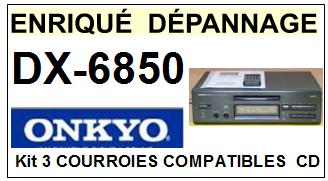 ONKYO-DX6850 DX-6850-COURROIES-ET-KITS-COURROIES-COMPATIBLES