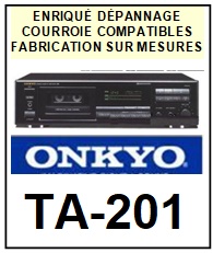 ONKYO-TA201 TA-201-COURROIES-COMPATIBLES