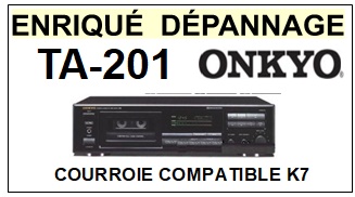 ONKYO-TA201 TA-201-COURROIES-COMPATIBLES