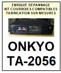 ONKYO-TA2056 TA-2056-COURROIES-COMPATIBLES