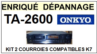 ONKYO-TA2600 TA-2600-COURROIES-COMPATIBLES