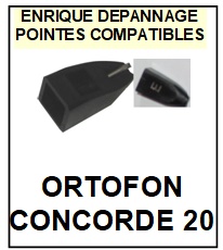 ORTOFON-CONCORDE 20-POINTES-DE-LECTURE-DIAMANTS-SAPHIRS-COMPATIBLES