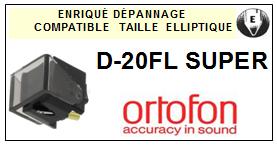 ORTOFON-D20FL SUPER-POINTES-DE-LECTURE-DIAMANTS-SAPHIRS-COMPATIBLES
