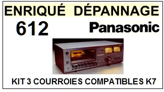 PANASONIC-612-COURROIES-COMPATIBLES