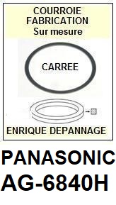 PANASONIC-AG6840H AG-6840H-COURROIES-COMPATIBLES