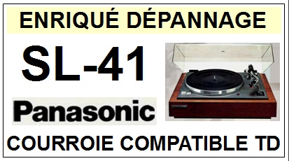 PANASONIC-SL41 SL-41-COURROIES-ET-KITS-COURROIES-COMPATIBLES