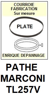 PATHE MARCONI-TL257V-COURROIES-ET-KITS-COURROIES-COMPATIBLES