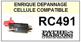 PATHE MARCONI platine  RC491    Cellule Compatible saphir sphrique