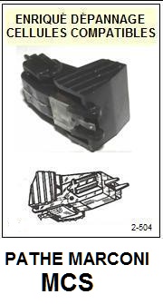 PATHE MARCONI MCS  <BR>Cellule diamant Sphrique (<B>cartridge</B>)<small> 2017-01</small>