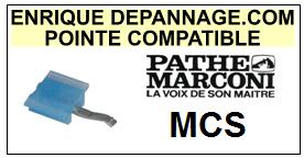 PATHE MARCONI-MCS-POINTES-DE-LECTURE-DIAMANTS-SAPHIRS-COMPATIBLES