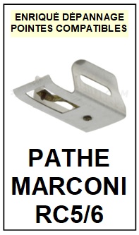 PATHE MARCONI-RC5/6-POINTES-DE-LECTURE-DIAMANTS-SAPHIRS-COMPATIBLES