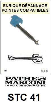 PATHE MARCONI-STC41 STC-41-POINTES-DE-LECTURE-DIAMANTS-SAPHIRS-COMPATIBLES