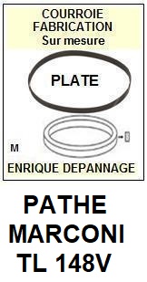 PATHE MARCONI-TL148V-COURROIES-COMPATIBLES