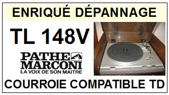 PATHE MARCONI-TL148V-COURROIES-ET-KITS-COURROIES-COMPATIBLES