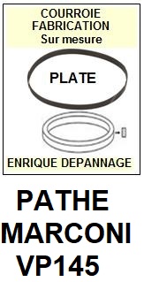 PATHE MARCONI-VP145-COURROIES-ET-KITS-COURROIES-COMPATIBLES