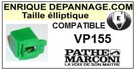 PATHE MARCONI-VP155-POINTES-DE-LECTURE-DIAMANTS-SAPHIRS-COMPATIBLES