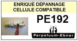 PERPETUUM EBNER PE192  Cellule avec diamant rversible st/78tr <BR><small>s-cel(st/st/78tr) 2014-05</small>