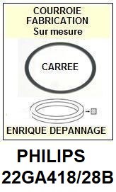 PHILIPS-22GA418/28B-COURROIES-ET-KITS-COURROIES-COMPATIBLES