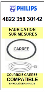 PHILIPS 482235830142 4822-358-30142 Courroie compatible rfrence constructeur