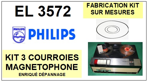 PHILIPS-EL3572 KK15S-COURROIES-ET-KITS-COURROIES-COMPATIBLES