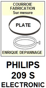 PHILIPS-209S ELECTRONIC-COURROIES-ET-KITS-COURROIES-COMPATIBLES