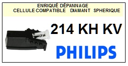 PHILIPS 214KHKV 214 KHKV <BR>Cellule diamant Sphrique (<B>cartridge</B>)<small> 2016-11</small>