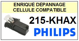 PHILIPS 215KHAX 215-KHAX Cellule avec diamant Sphrique <small> 2013-07</small>