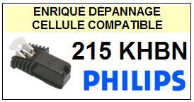 PHILIPS<BR>215KHBN 215 KH-BN Cellule avec diamant Sphrique <BR><small> 2014-09</small>