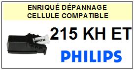 PHILIPS 215KHET 215-KH ET Cellule avec diamant Sphrique <BR><small>a 2014-01</small>