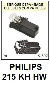 PHILIPS<br> 215KHHW 215KH HW Cellule (cartridge) diamant Sphrique <BR><small> 2015-08</small>