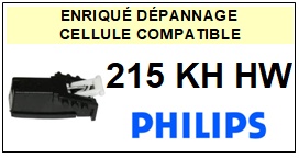 PHILIPS<br> 215KHHW 215KH HW Cellule (cartridge) diamant Sphrique <BR><small> 2015-08</small>