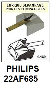 PHILIPS-22AF685-POINTES-DE-LECTURE-DIAMANTS-SAPHIRS-COMPATIBLES