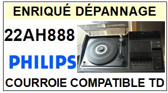 PHILIPS-22AH888-COURROIES-COMPATIBLES