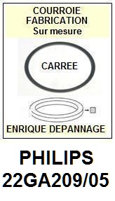 PHILIPS-22GA209/05-COURROIES-COMPATIBLES